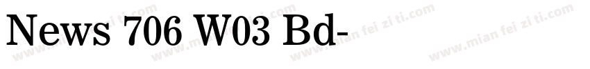 News 706 W03 Bd字体转换